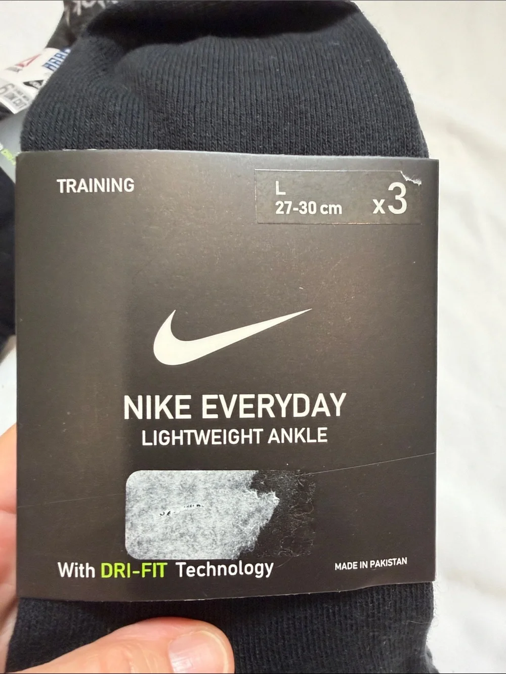 Nike Training and Reebok Pro-Series Black Athletic Socks